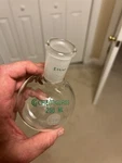 Chemglass 250ML 24/40 Heavy Wall Round Bottom Boiling Flask CG-1506-17. Fixed Price $21.99.