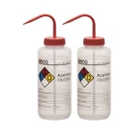 2PK Acetone Wash Bottle, 1000ML Wide Mouth, Pre-labeled Ldpe Eisco Labs. Fixed Price $29.09.