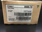 Corning Ref 9985-75 Pyrex Diameter Plain Watch Glas Beaker Cover 75MM Lot Pcs. Fixed Price $51.43.