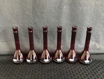 (6) Pyrex 100ML Low Actinic Class Red Glass Volumetric Flask 55640-100. Fixed Price $98.99.