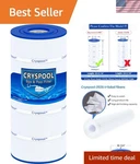 C150S Swimming Pool Filter Cartridge & Trilobal Fiber Technology. Fixed Price $169.99.