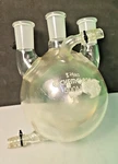 Chemglass 500ML Neck Jacketed Round Bottom Flask 24/40 CG-1538-01. Fixed Price $235.00.