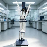 110V 2L Lab Double-layer Glass Reactor Vessel Chemical Jacketed. Fixed Price $965.08.