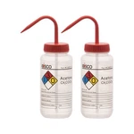 Eisco 2 Pack Acetone Wash Bottles 500ML With Color-coded Chemical & Safety .... Fixed Price $28.59.