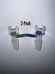 14MM Glass Snowflake Screen Slide Bowl 2-PACK Male For Water Pipe Bong. Fixed Price $12.97.