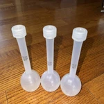 Lot Of 3 Nalgene 100ML Polypropylene Pp Volumetric Flask W/screw Cap. Fixed Price $48.00.