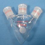 Kontes 25 Ml Pear Shaped 3-NECK Flask All 14/20 Free Shipping. Fixed Price $12.00.
