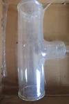 Nos O/i Schott Kimax 6523-3020 3" 2" Straight Tee Glass Pipe Fitting Usa. Fixed Price $19.95.