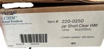 Case Of 12X I-chem 220-0250 250ML Short Certified Clear Glass Sample Jar W/ Cap. Fixed Price $89.00.