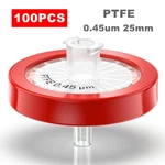 100PCS Ptfe Membrane Syringe Filters 0.45UM 25MM Pp Hydrophobic Plastic Hplc Lab. Fixed Price $40.99.