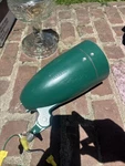 Vintage Hubbell Industrial Bullet Lamp Landscape Floodlight Green. Fixed Price $45.00.