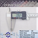 Inoxia Stainless Steel, Woven Wire Mesh Panel - Fine To Coarse Screen. Fixed Price $115.29.