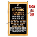 Boston Bruins 3X5 Ft Banner Flag Premium Nhl Hockey Stanley Free Shipping. Fixed Price $15.59.