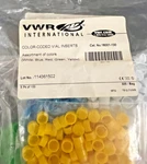 Vwr 16001-130 Coded Vial Cap Inserts Assorted Colors 500 Pieces. Fixed Price $45.00.