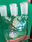 Kontes Neck Flask 24/40 Joints. 500ML Size. New Old Stock No Box. Fixed Price $69.00.