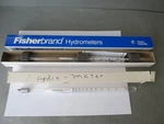 Lot Of 2 Scientific Fisherbrand Hydrometer #11-555 G & #11-540. Fixed Price $25.00.