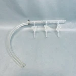 Chemglass Vacuum And Inert Gas Manifold 280 Mm 3 Ports Stopcock. Fixed Price $487.50.