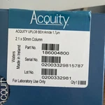 Waters Acquity Uplc Beh Amide 1.7UM Column Pn 186004800, 2.1 X 50MM Nib. Fixed Price $400.00.