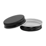 38MM Black Metal Screw Caps With Plastisol Liner - Pack 15 Leak Proof Lids. Fixed Price $19.56.