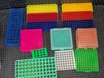 Lot Lab Test Pcr Microtube Racks 12MM 16MM 18MM 20MM Thermo Fisherbrand Bel. Fixed Price $21.60.