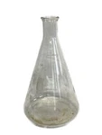 Corning Pyrex 4000ML Glass Graduated Heavy Duty Rim Erlenmeyer Flask 4980-4L. Fixed Price $84.99.