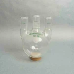 Chemglass 500 Ml Round Bottom 3 Neck Flask Heavy Wall 24/40 Standard Taper Joint. Fixed Price $60.00.