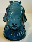 Wheaton Bottle George Washington First War Peace Blue Glass. Fixed Price $5.50.