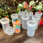 10 Hobby Clear Plastic Container Caps Lids 2 Ounce 4314 Decojars New. Fixed Price $12.95.