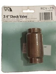 3/4" In-line Check Valve (brass) 2X Female Water Ace. Fixed Price $15.00.