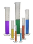 Polypropylene Graduated Cylinders, Set Of 7, - 10, 25, 100, 250, 500, 1000ML. Fixed Price $35.49.