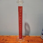 Pyrex 3046-250, Single Metric Scale Graduated Cylinder Lifetime Red Band. Fixed Price $29.00.