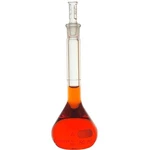 Pyrex #5640-50, 50ML Class Volumetric Flasks W Glass Taper Stopper. Fixed Price $24.25.