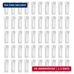 50 Pieces Ml Plastic Vials With Screw Caps Lab Sample Lids Plast... Fixed Price $15.99.