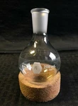 Kimble Kimax 24/40 200ML Glass Heavy Wall Round Bottom Flask 25285-200 Chips. Fixed Price $19.99.