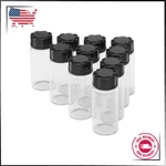 Jiuwu Pack 10ML Clear Glass Vials With Screw Caps,small Liquid Sample. Fixed Price $12.13.