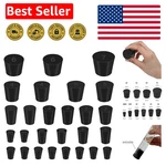 10 Size Variety Pack Of 27 Tapered Rubber Stoppers For Laboratory Applications. Fixed Price $17.99.