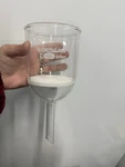 600ML Buchner Funnel Chemglass With Fritted Disc Filter (new). Fixed Price $85.00.