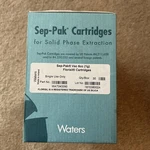Waters WAT043390 Sep-pak 6 Cc 1G Florisil Cartridges 50 200 M N=29. Fixed Price $49.00.