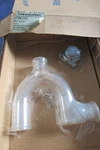 Nos O-i/schott Kimax 6718-B-1515 Trap P-style Cleanout 1-1/2" Drainline Glass. Fixed Price $24.95.