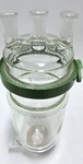 Chemglass 4000ML Reaction Vessel, Cylindrical, Jacketed With 3 Neck Lid 29/42. Fixed Price $1289.00.