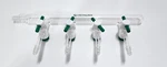 Chemglass CG-4430-01 Vacuum Manifold, Left Handed, Ports, 4MM Ptfe Stopcock. Fixed Price $329.00.