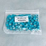 Chemglass Vial Green Thermoset Plastic Tfe Septa Pack Of 100 Caps. Fixed Price $33.00.