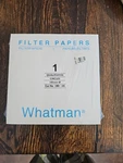 WHA1454185 Whatman Filter Paper Hardened Grade Circle 1001. Fixed Price $33.19.