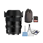 Sigma 24MM F2 Dg Black Contemporary Lens For Sony Mount And Accessories Bundle. Fixed Price $719.99.