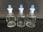 (3) Tcw Wheaton 100ML Clear Glass Dropper Bottle W/ Stopper W211735. Fixed Price $37.99.