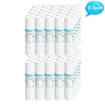 0.5 Micron 10" X 2.5" Grooved Sediment Water Filter Replace Cartridges 1-50 Pack. Fixed Price $97.14.