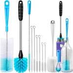 Holikme Bottle Brush Tube Cleaning Lab Set With Long Handle, Cup Cleaner For Was. Fixed Price $13.82.