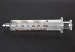 Popper Perfektum 30CC Micro-mate Glass Interchangeable Syringe W/ Luer Lock Tip. Fixed Price $21.60.