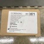 Corning 384-WELL Microplates Flat Bottom Low Flange W/ Lid Sterile Ref. No 3571. Fixed Price $132.59.