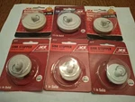 Lot Of 6 Ace 1"-1 3/4" Rubber Sink Stopper Tub Basin Solid Drain Plug W/ring. Fixed Price $14.00.